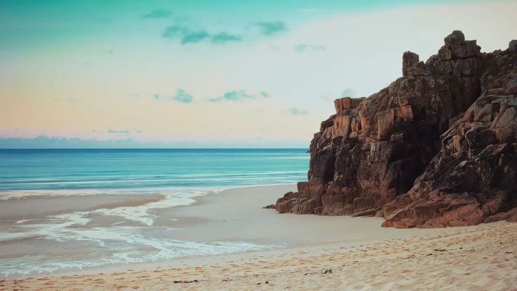 Porthcurno Beach