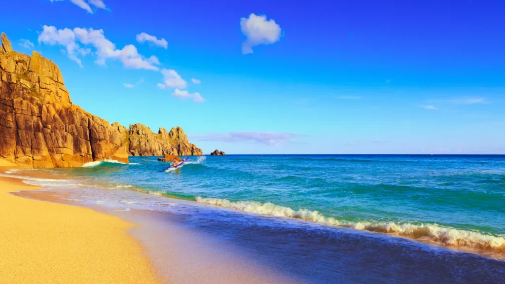 Porthcurno Beach