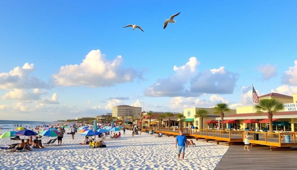 pensacola beach boardwalk